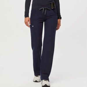 FIGS Navy Kade Cargo Scrub Pants
